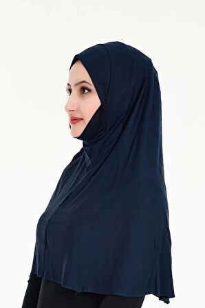 Peçeli Hazır Türban Pratik Şal Hijab Namaz Örtüsü