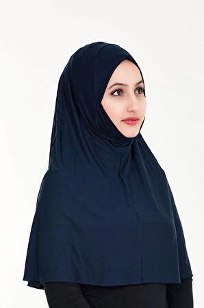 Peçeli Hazır Türban Pratik Şal Hijab Namaz Örtüsü