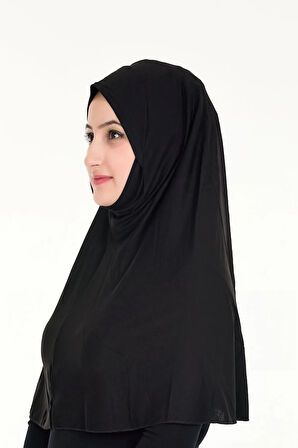 Peçeli Hazır Türban Pratik Şal Hijab Namaz Örtüsü