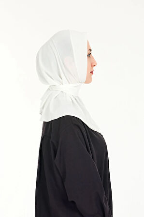 Kadın Tesettür Hazır Çıtçıtlı Hijab Bone Şal