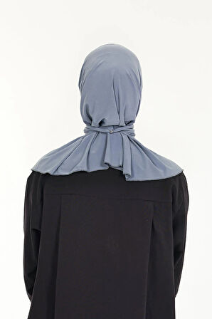 Kadın Tesettür Hazır Çıtçıtlı Hijab Bone Şal