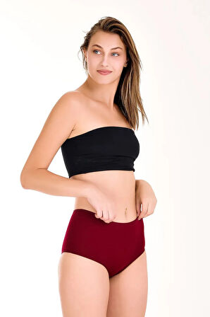 Kadın Bato Külot Karışık Renkli 7'li Paket - Kts2092-7