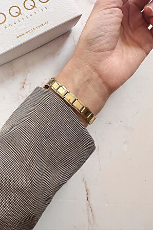 Thena Gold Kare Kadın Kol Saati