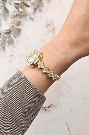 Oceanus Gold Taşlı Kadın Kol Saati