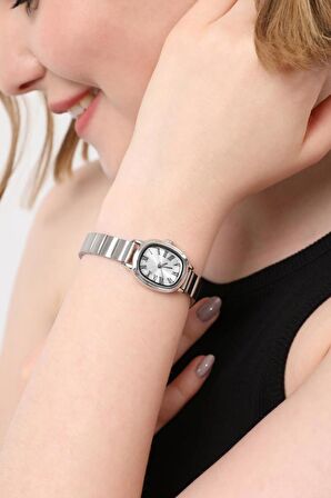 Lilith Roma Rakam Gümüş Kadran Gümüş Kordon Kadın Kol Saati