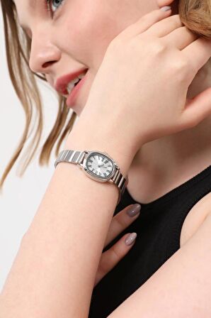 Lilith Roma Rakam Gümüş Kadran Gümüş Kordon Kadın Kol Saati