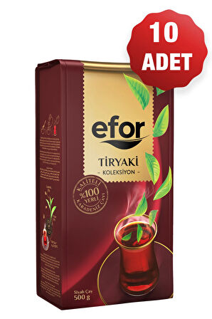 Tiryaki Dökme Siyah Çay - 500 gr X 10 adet