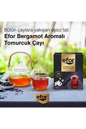 Efor Tomurcuk Bergamot Aromalı Siyah Çay 100gr. 3'lü Set