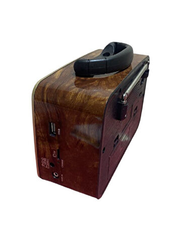 19 cm 3 Bant Nostajik Usb Bluetooth Radyo 2856