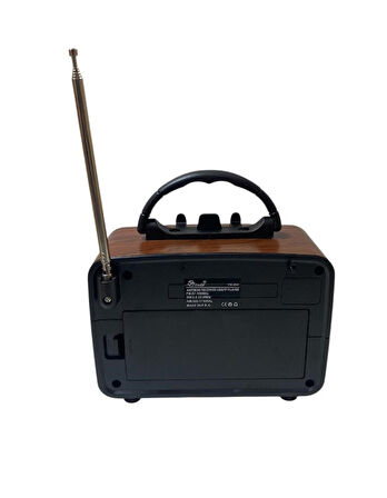 3 Bant Nostajik Usb Bluetooth Ledli Radyo 3914