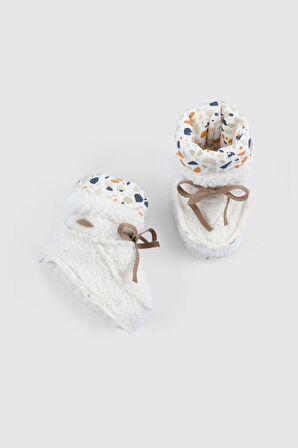 Wellsoft Bebek Patiği Ekru