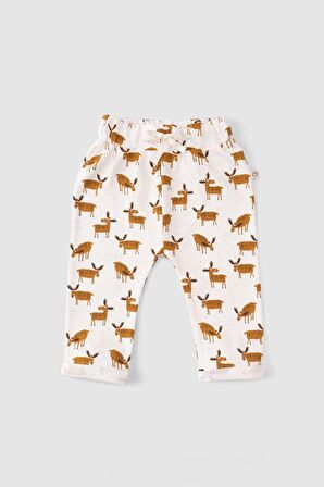 Organik Pamuk Bebek Pijama Takımı Deer