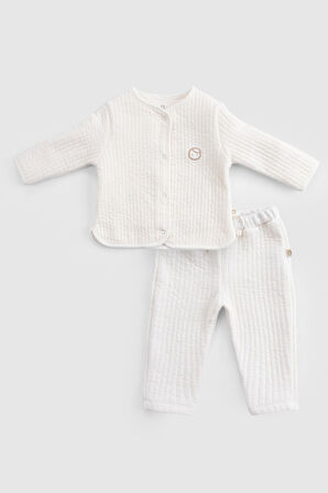 Kapitone Ekru Bebek Takımı