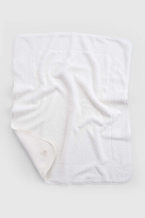 Wellsoftlu Kapitone Ekru Bebek Battaniyesi 80x100 cm