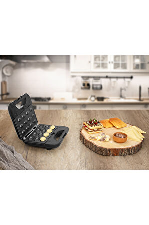 Zln3932 | 5 In 1 Tost Ve Sandviç Makinesi | Değiştirilebilir Plaka | Tost Izgara Waffle Sandviç