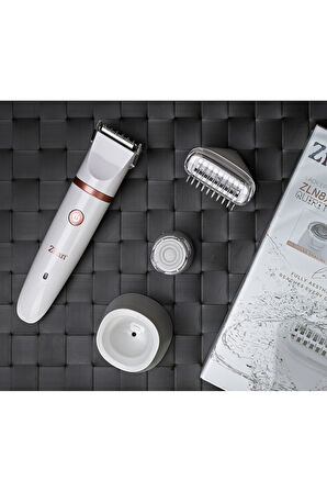 ZLN8740 3'ü 1 Arada Kadın Vücud Tıraş Makinesi | Pazlanmaz Çelik Bıcak | IPX7 Su Geçirmez