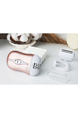 ZLN8788 3'ü 1 Arada Epilatör | Luna | 2 Hız Ayarı | 2 Değiştirilebilir Epilasyon Başlığı | USB