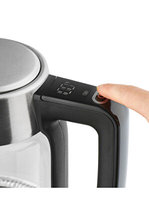 ZLN8955 DİJİTAL ELEKTRİKLİ CAM SU ISITICI