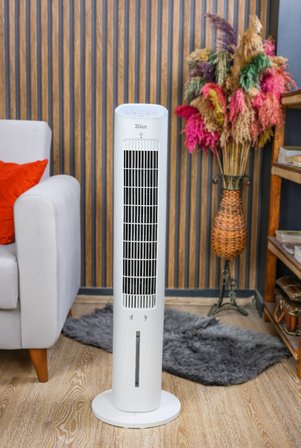 Zilan ZLN1030 Air Cooler, Uzaktan Kumandalı Soğuk Su & Buz Hazneli Kule Tipi Vantilatör