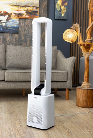 Zilan ZLN1085 Kule Tipi Vantilatör Beyaz 50W 12 Kademeli Uzaktan Kumandalı
