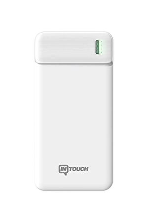 Intouch Max-In 10000 mAh Hızlı Şarj Powerbank Beyaz 