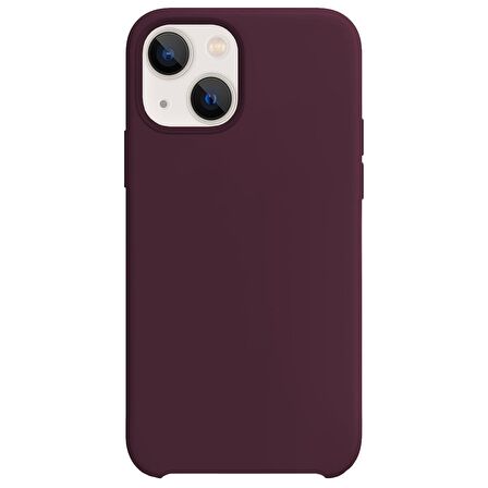 Buff iPhone 13 Mini Rubber Fit Kılıf Plum