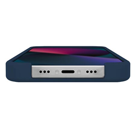 Buff iPhone 13 Mini Rubber Fit Kılıf Navy Blue