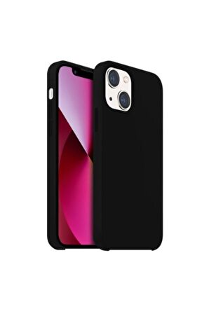 Buff Apple iPhone 13 Rubber Fit Kilif Siyah