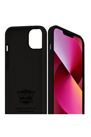 Buff Apple iPhone 13 Rubber Fit Kilif Siyah