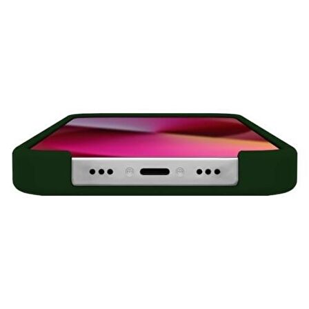 Buff Apple iPhone 13 Rubber Fit Kilif Yeşil