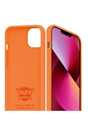 Iphone 13 Rubber Fit Kilif Turuncu
