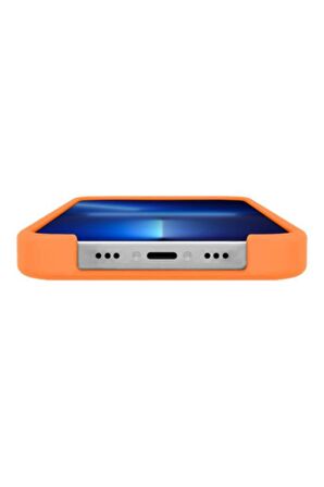 Buff Apple iPhone 13 Pro Rubber Fit Kılıf Turuncu