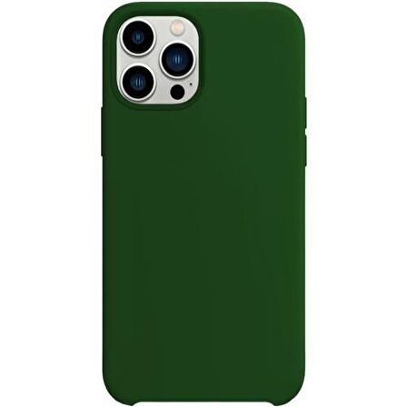 Buff iPhone 13 Pro Max Rubber Fit Kılıf DARK GREEN