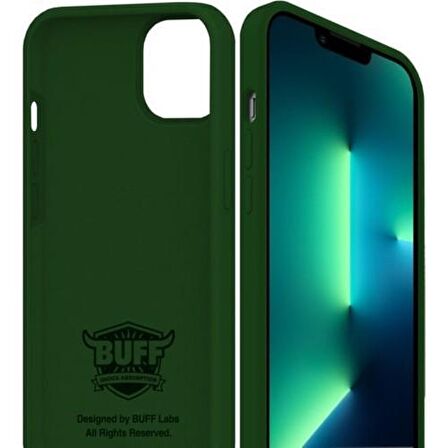 Buff iPhone 13 Pro Max Rubber Fit Kılıf DARK GREEN
