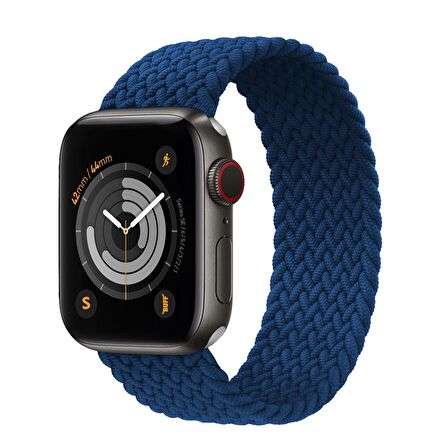 Buff Apple Watch Uyumlu Bands Braided 42/44 S Blue 