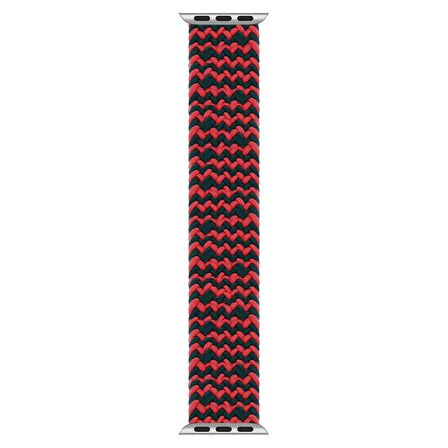 Buff Apple Watch Uyumlu Bands Braided 42/44 S Black Red 