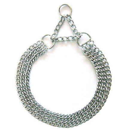 Lionpets Üç Sıra Köpek Boğma Tasma 2.5*55cm