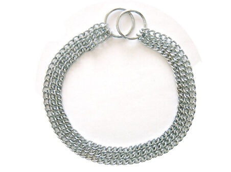 Lion Üç Sıra Köpek Eğitim Zincir Tasması 3x70 Cm