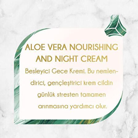 Artexan Aloe Vera Tüm Cilt Tipleri İçin Su Bazlı Yağsız Besleyici Yüz Bakım Kremi 50 ml