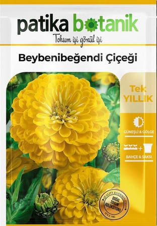 30 Adet Beybenibeğendi Çiçek Tohumu (Zinnia Elegans)
