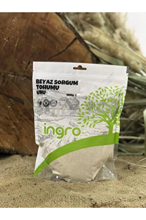 Ingro Glutensiz Beyaz Sorgum Tohumu Unu 1000 G