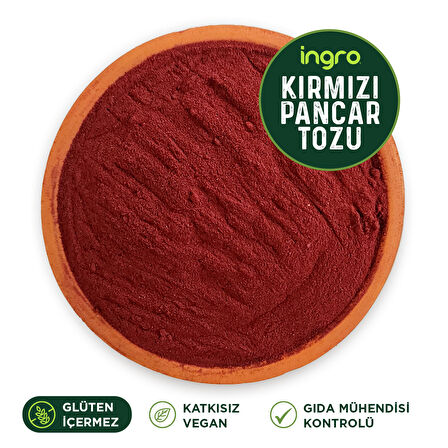 Glutensiz Kırmızı Pancar Tozu 1000 G