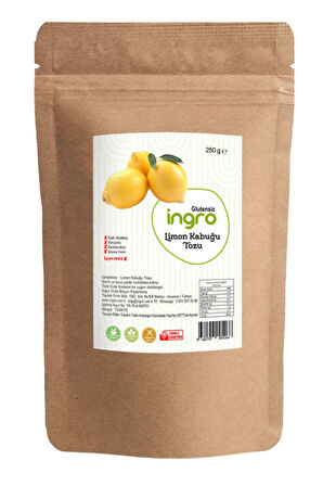 Glutensiz Limon Kabuğu Tozu 250 G