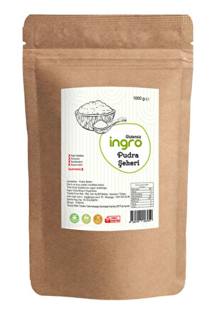 Glutensiz Pudra Şekeri 1000 G