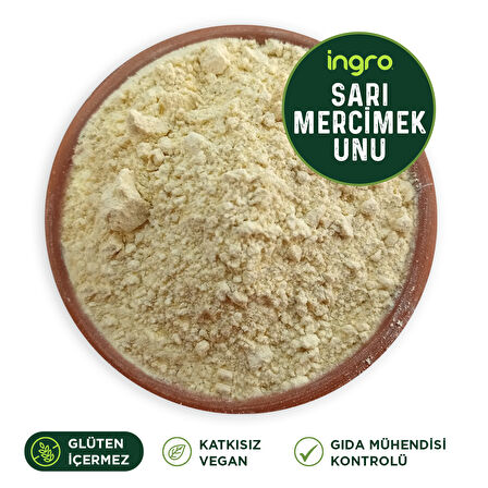 Glutensiz Sarı Mercimek Unu 1000 G