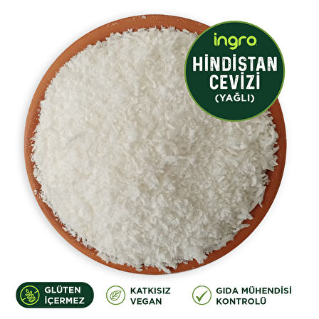 Glutensiz Hindistan Cevizi (yağlı) 250 G