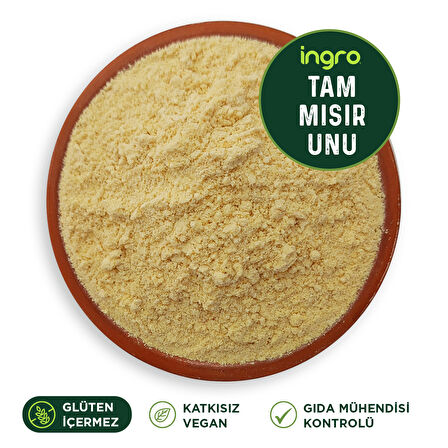 Glutensiz Tam Mısır Unu 1000 G