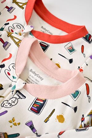 Organik 2'li Fermuarlı Tulum