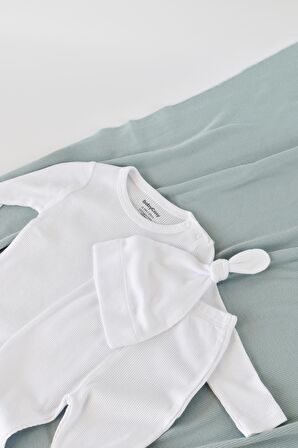 Modal Pantolon & Badi & Şapka Set