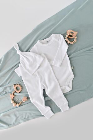 Modal Pantolon & Badi & Şapka Set CSYM22511